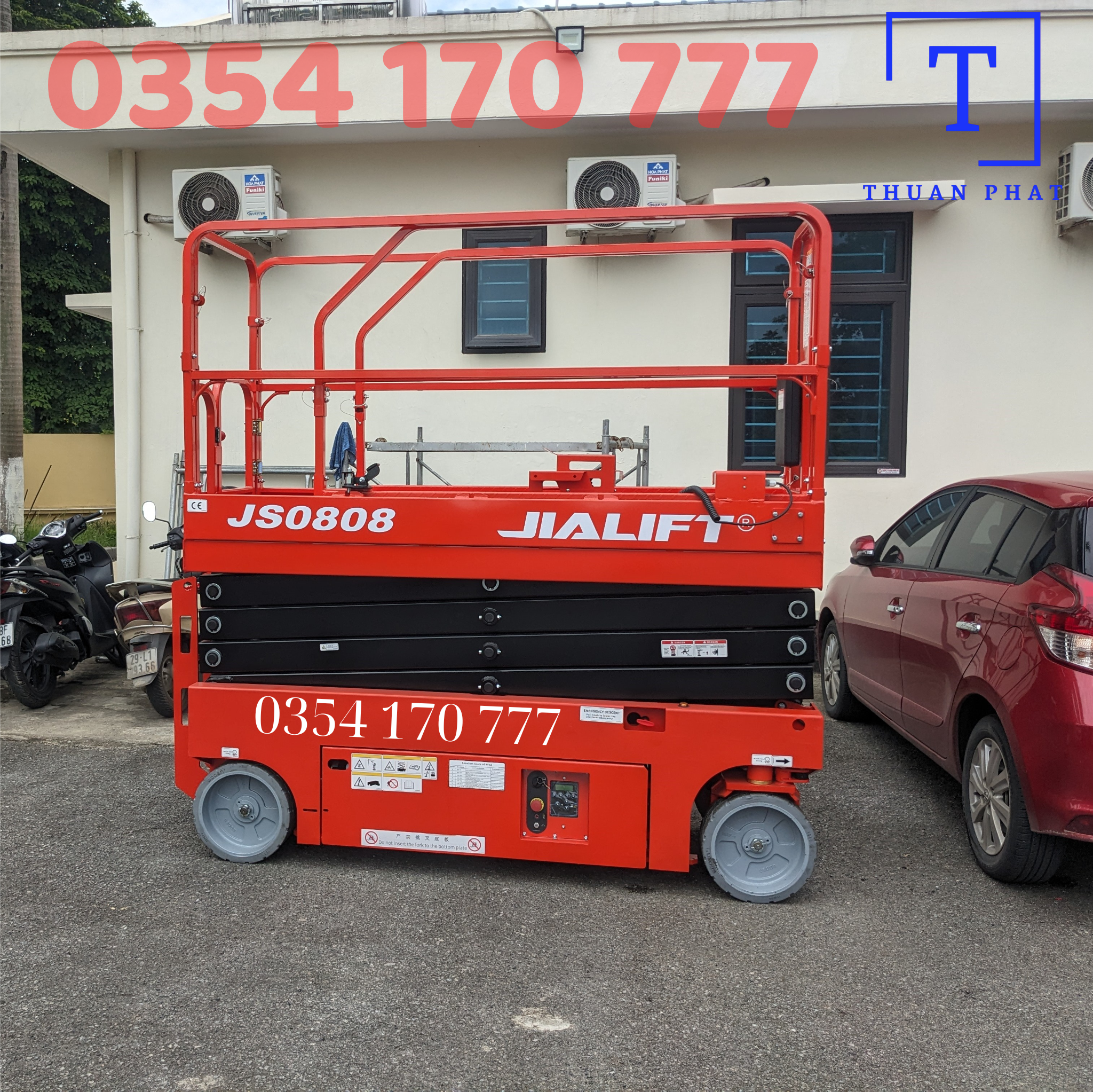 Xe Nâng Người Cắt Kéo Tự Hành JIALIFT 8m JS0607