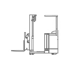 Xe nâng điện reach truck