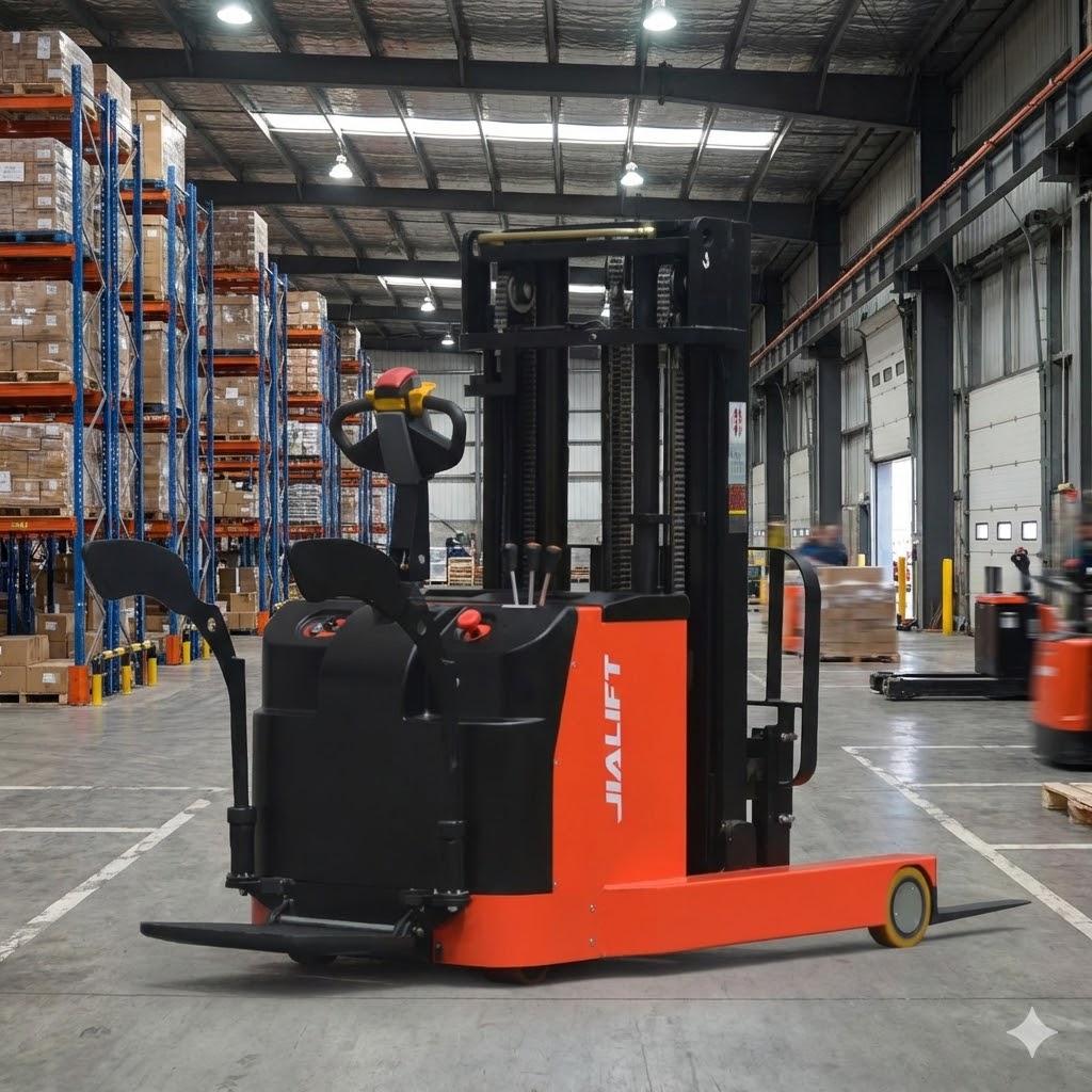 XE NÂNG ĐIỆN ĐỨNG LÁI 1,5 TẤN JIALIFT Q1530D