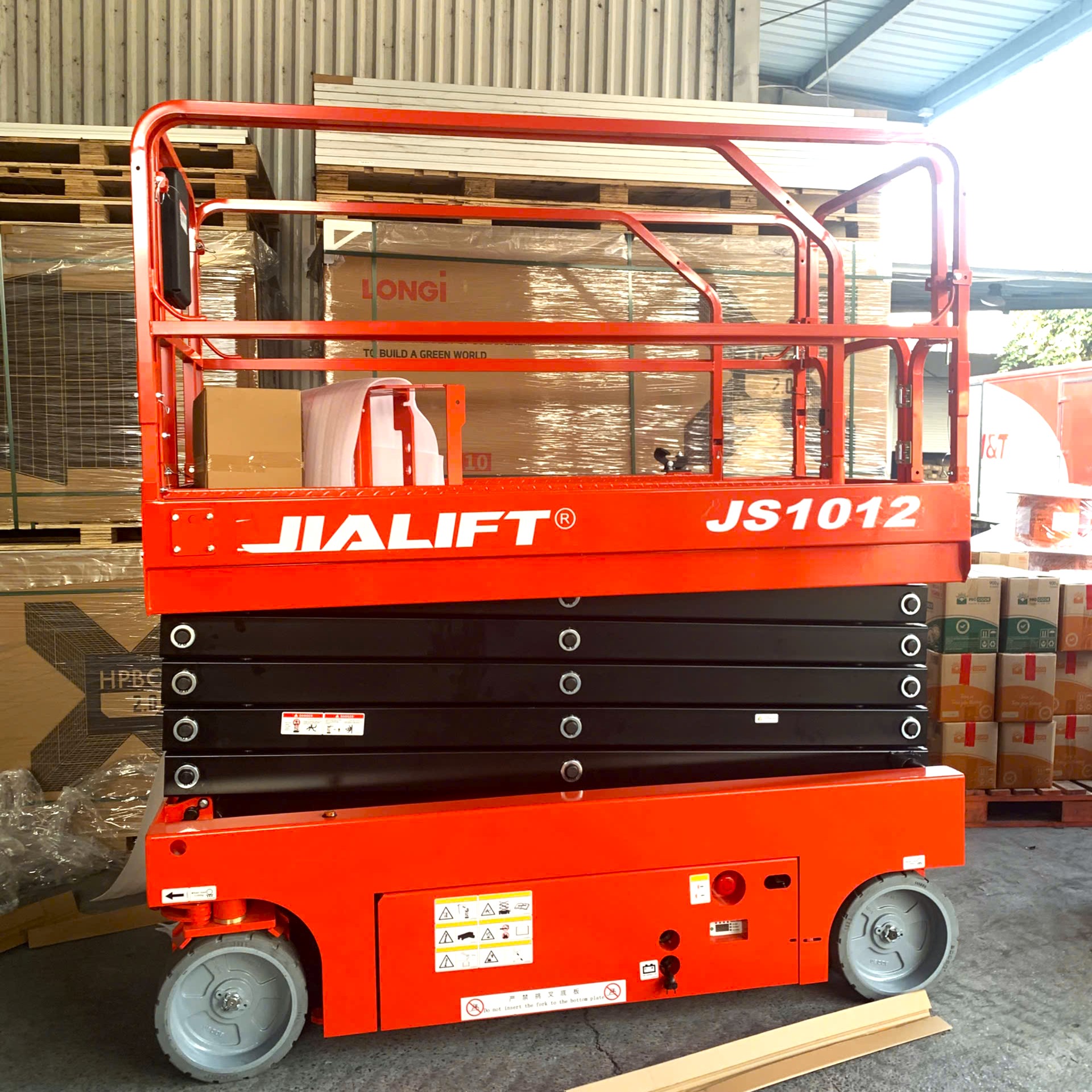 Xe Nâng Người Cắt Kéo Tự Hành JIALIFT 12m JS1012